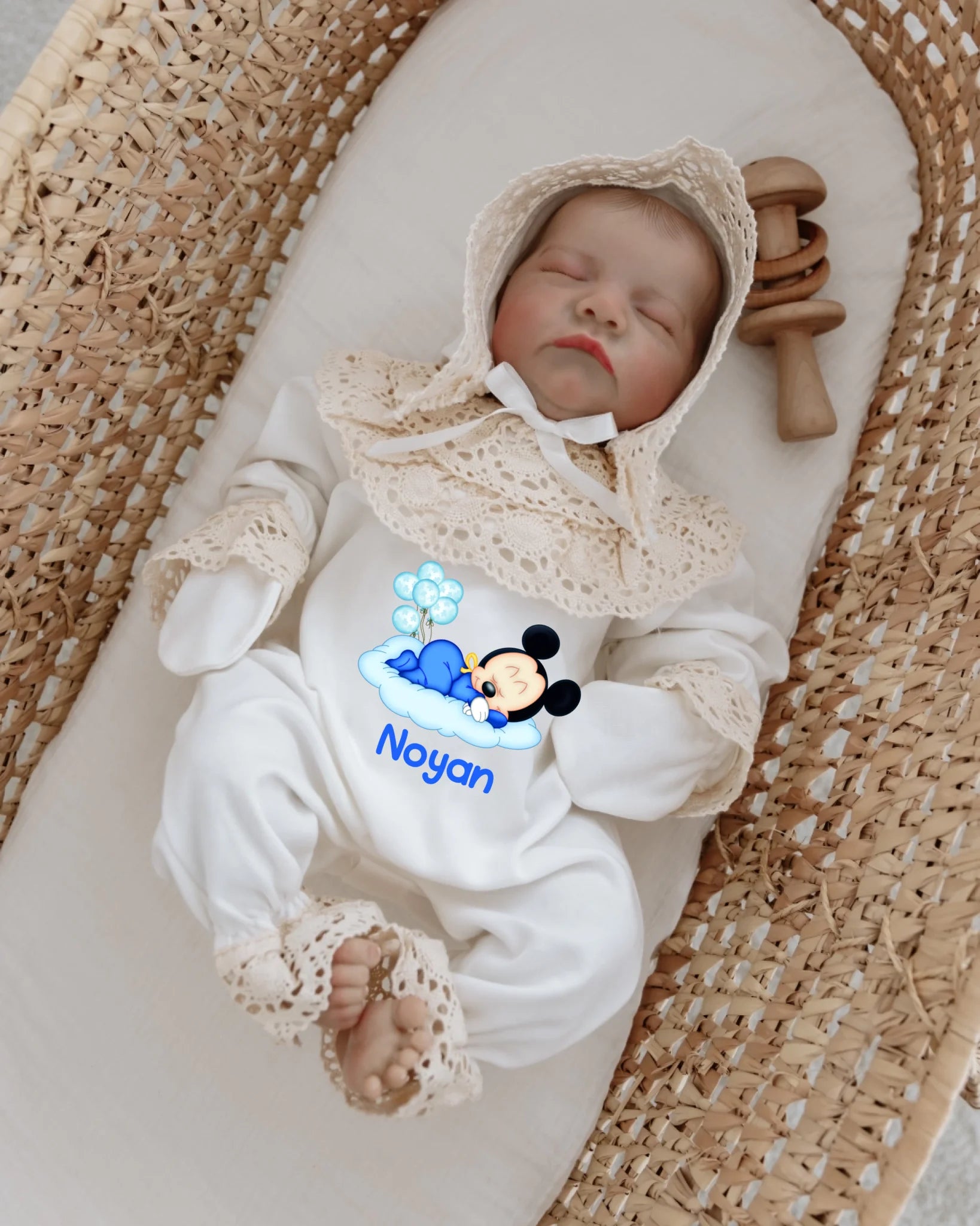 Disney Tasarımları - Dantelli Hastane Çıkış Seti