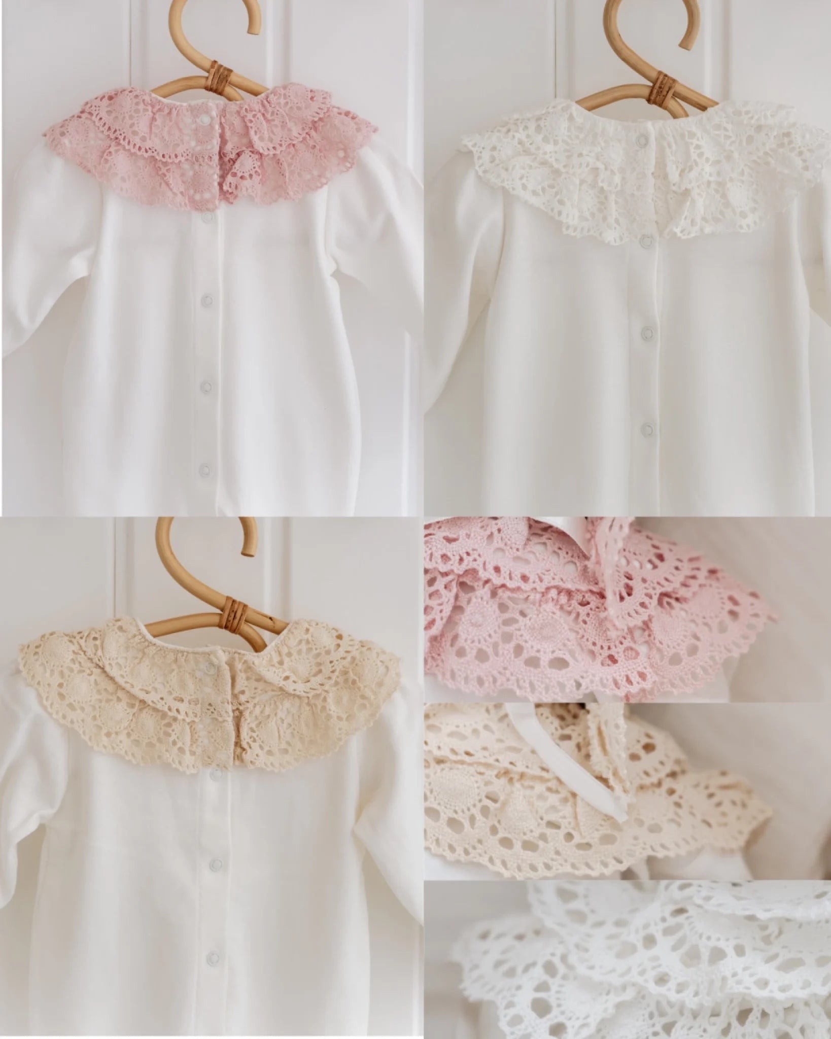 Kelebek Tasarımları - 2'li Dantelli Set