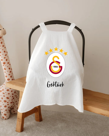 Futbol Takımları Tasarımları - İsimli Müslin Puset Örtüsü | Can Baby