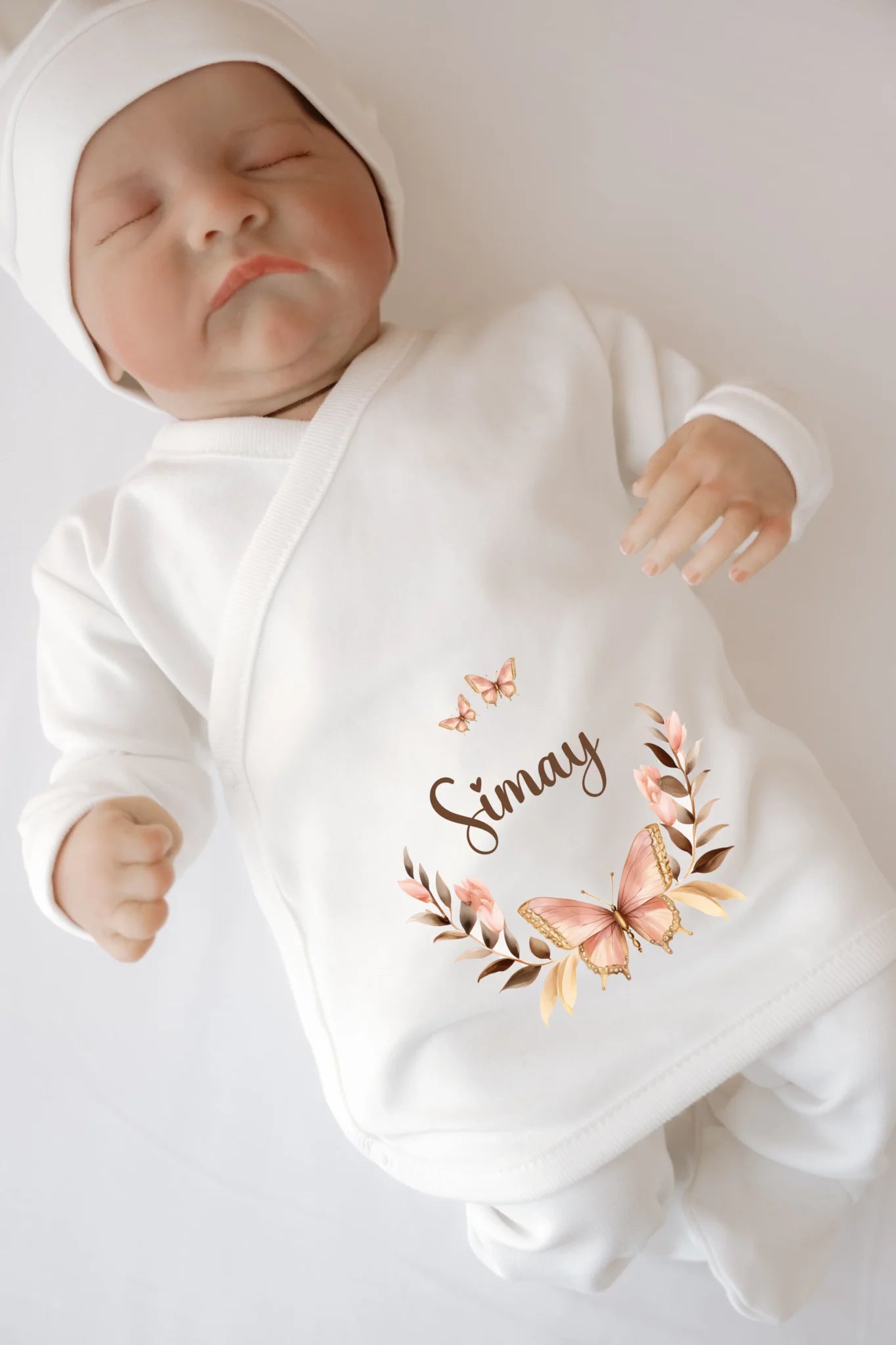 Özgür Kelebek Tasarımları -  12li Organik Hastane Çıkış Seti