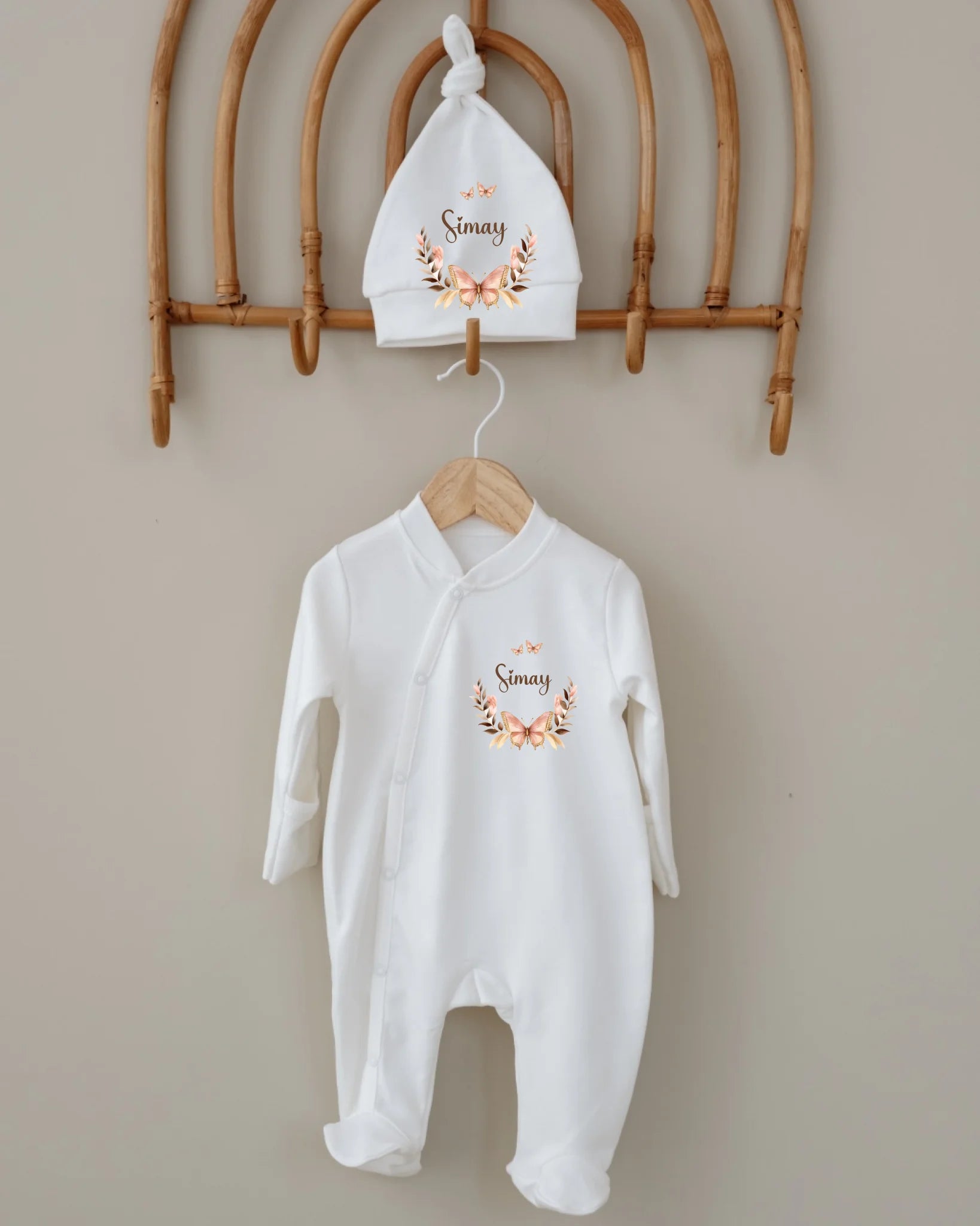 Özgür Kelebek Tasarımları -  12li Organik Hastane Çıkış Seti