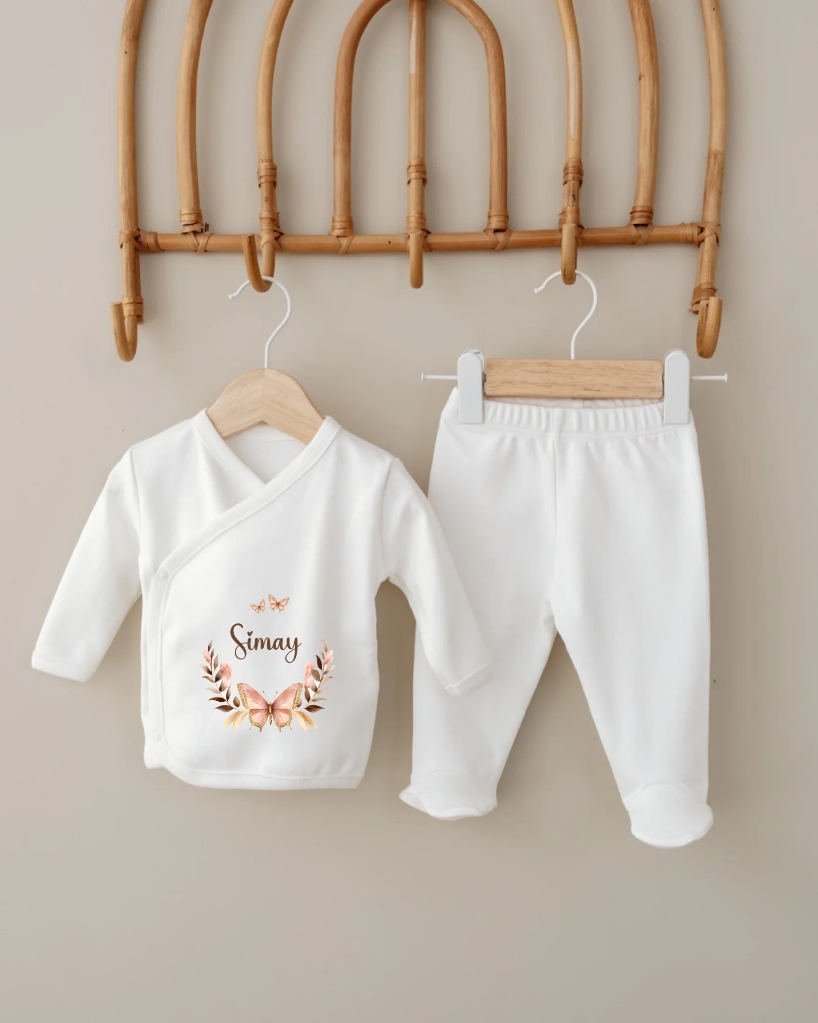 Özgür Kelebek Tasarımları -  12li Organik Hastane Çıkış Seti