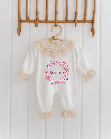 Çiçekli Tasarımlar - 2'li Dantelli Set