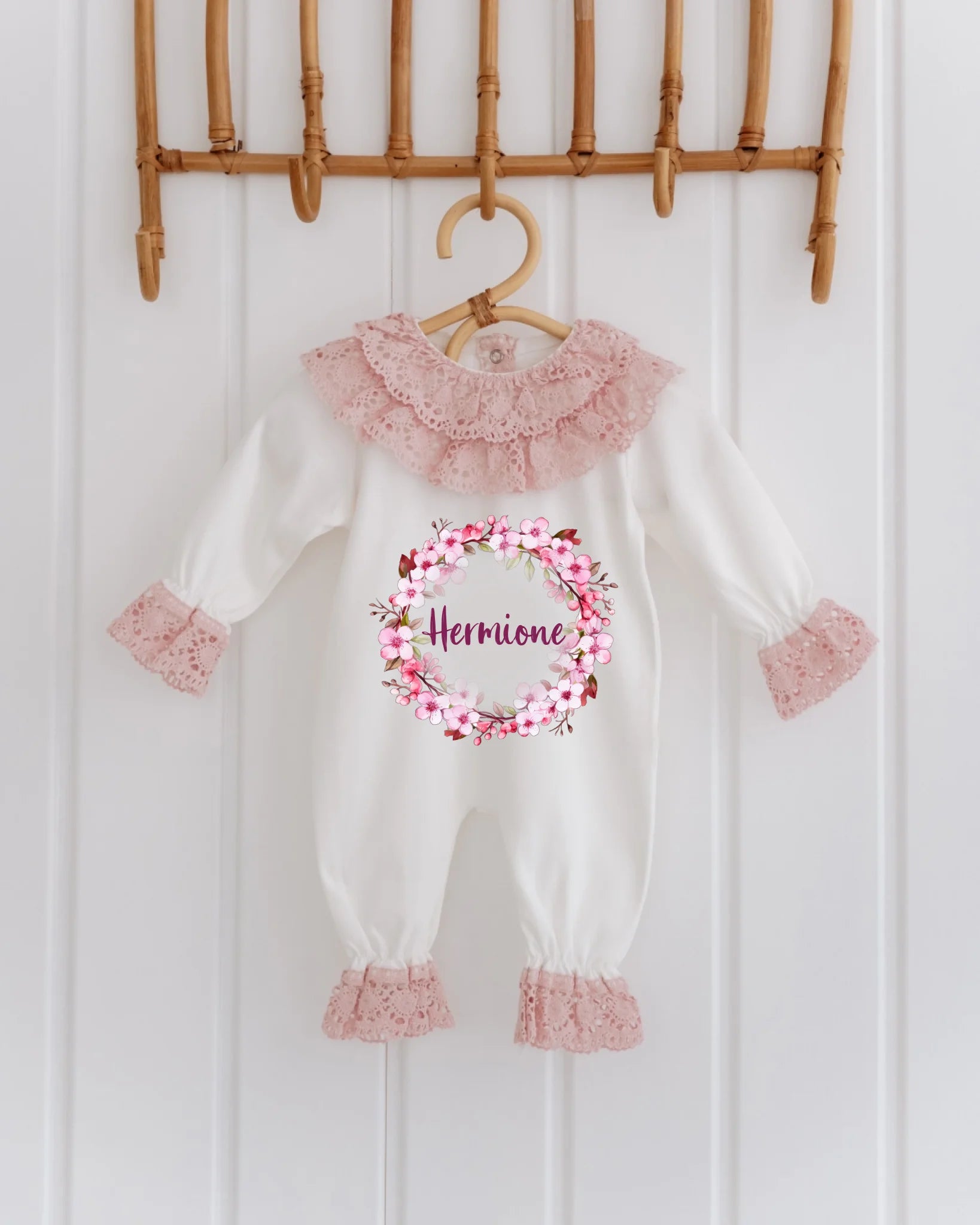 Çiçekli Tasarımlar - 2'li Dantelli Set