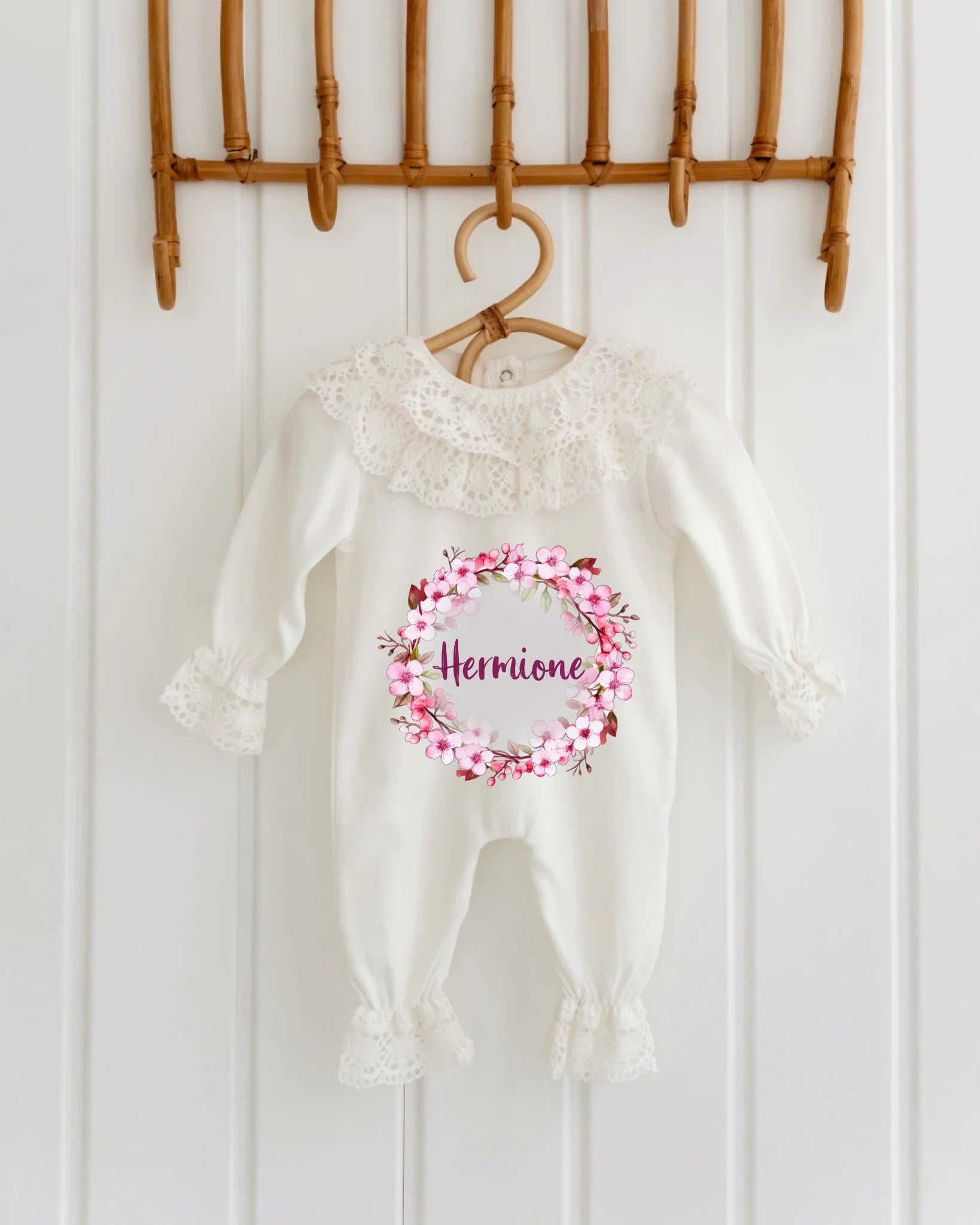 Çiçekli Tasarımlar - 2'li Dantelli Set