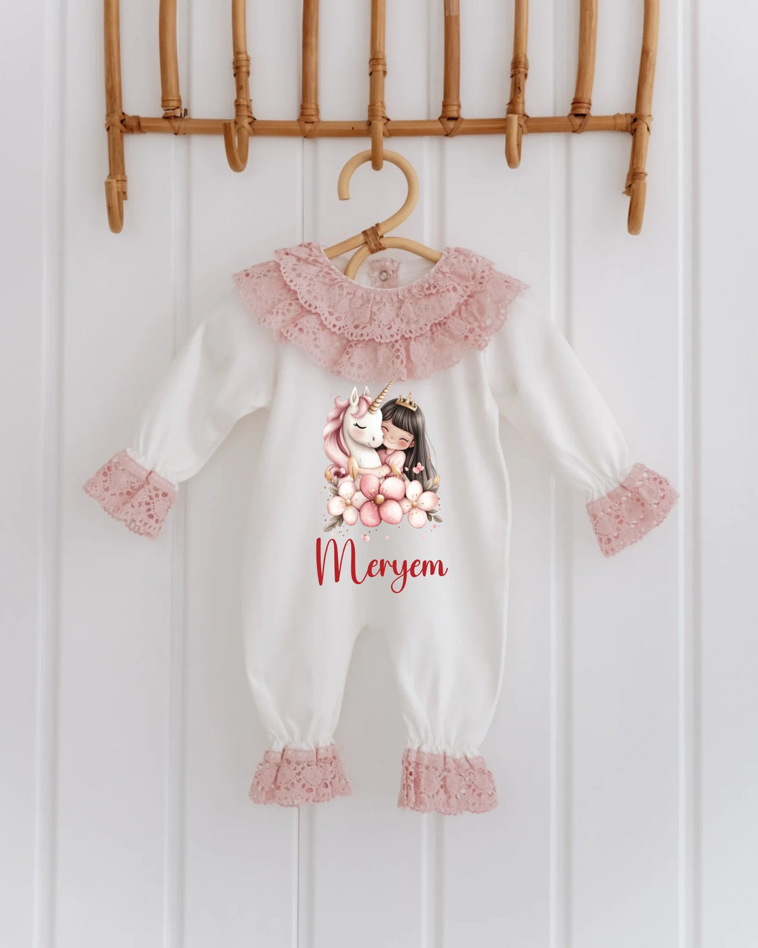 Unicorn Tasarımları - 2'li Dantelli Set