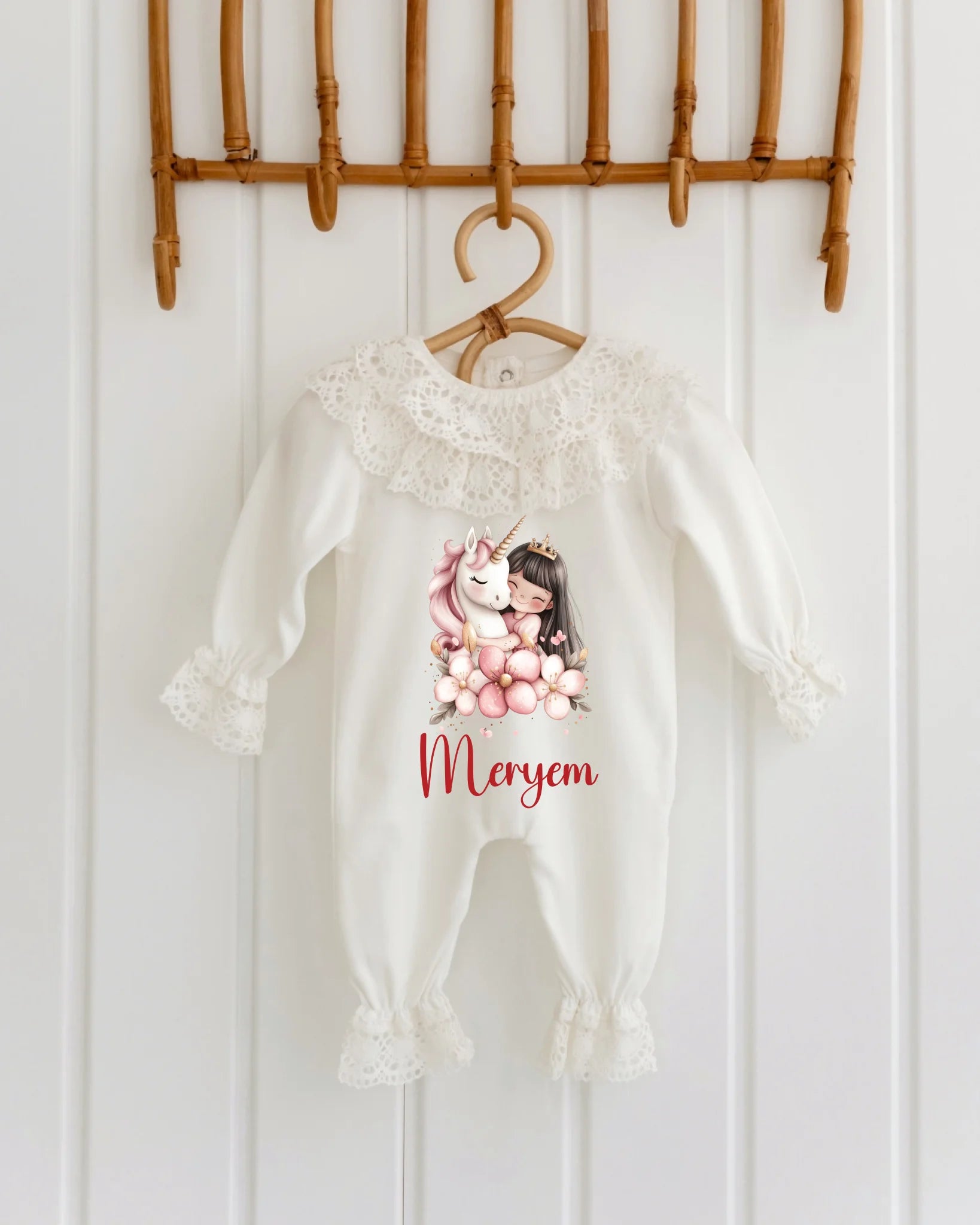 Unicorn Tasarımları - 2'li Dantelli Set