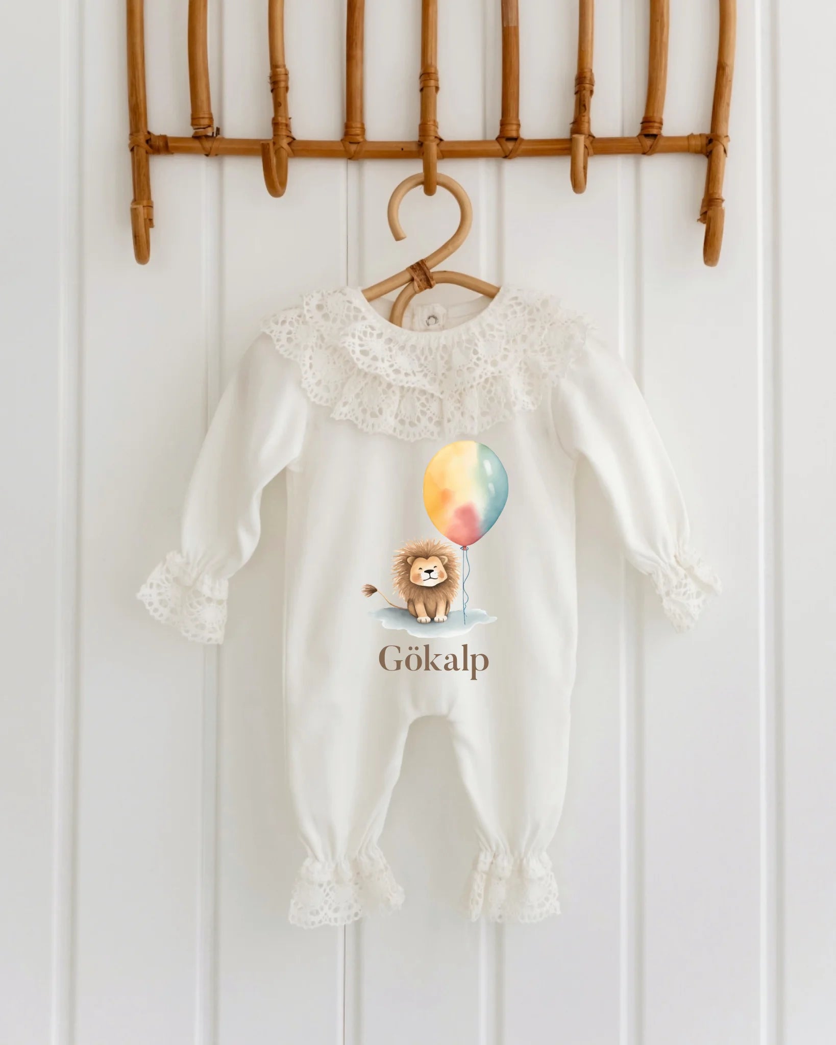Balonlu Hayvanlar - 2'li Dantelli Set