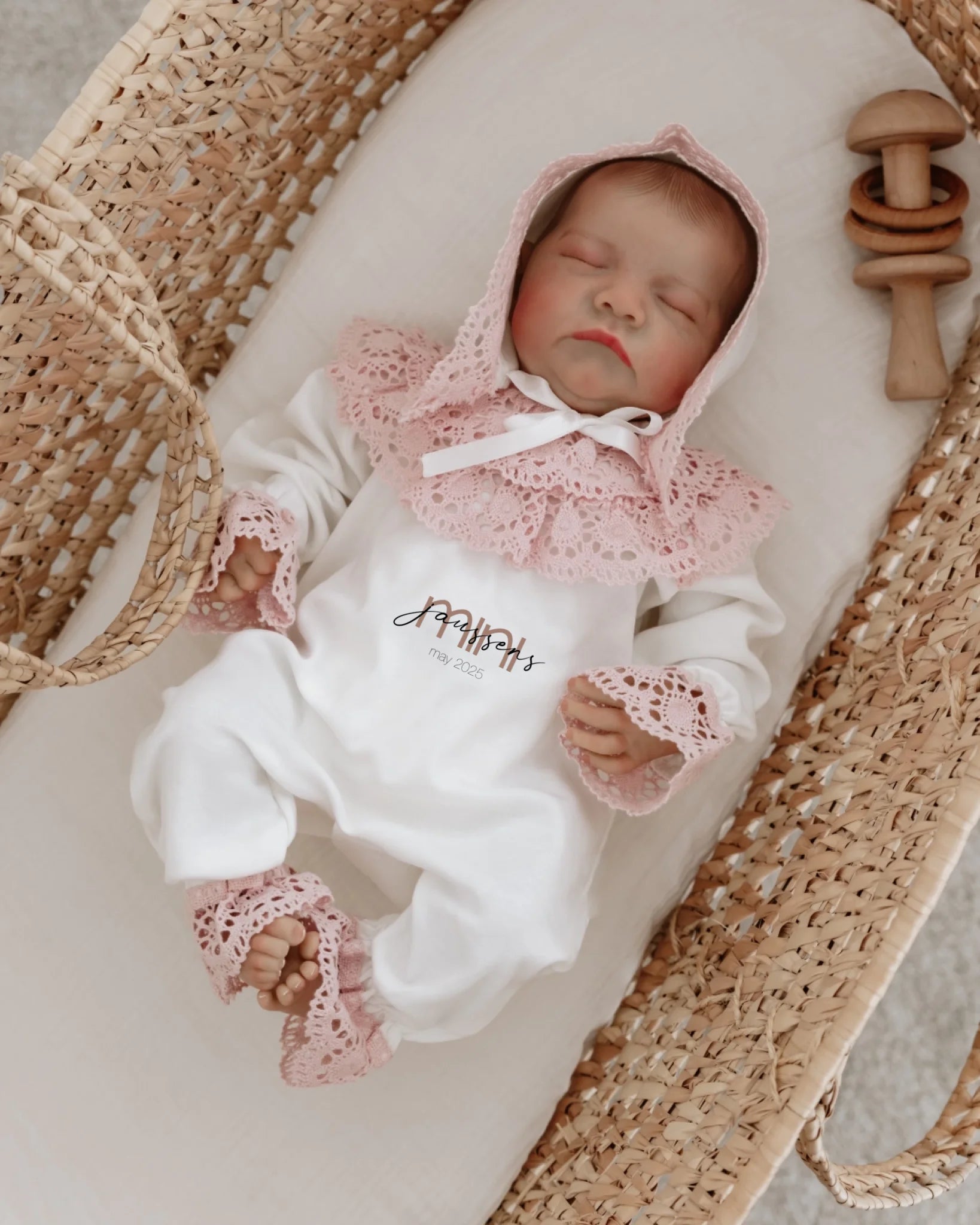 Yazımsal Tasarımlar - 2'li Dantelli Set