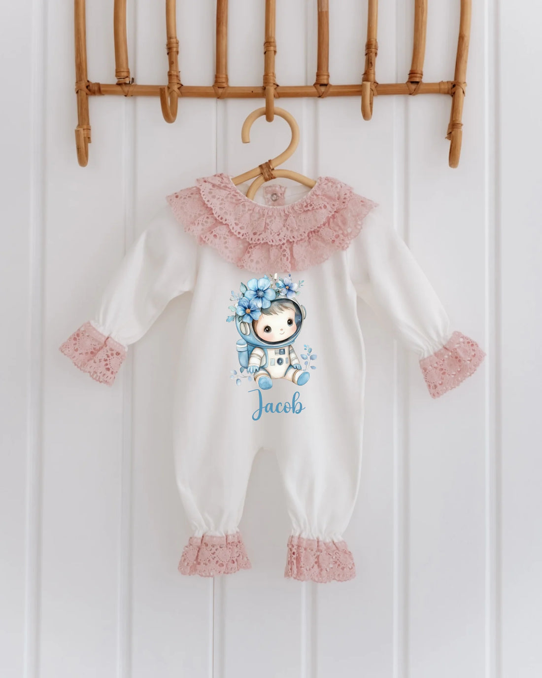 Astronot Tasarımları - 2'li Dantelli Set