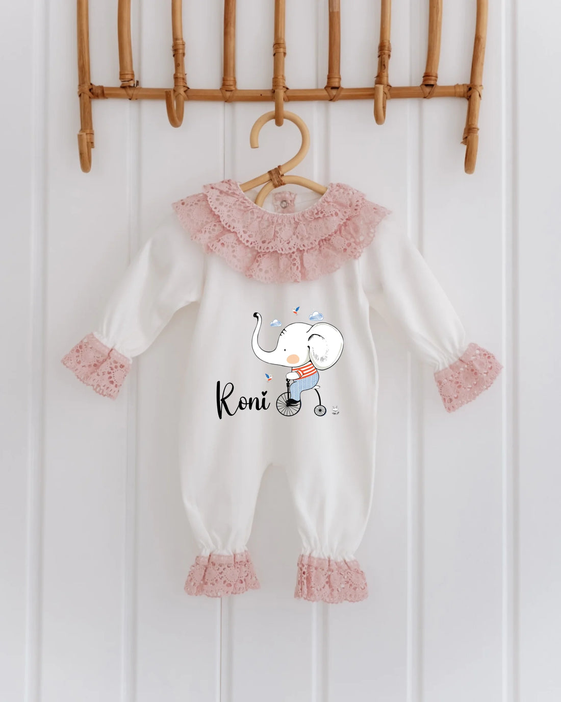 Bisiklet fil Tasarımları - 2'li Dantelli Set