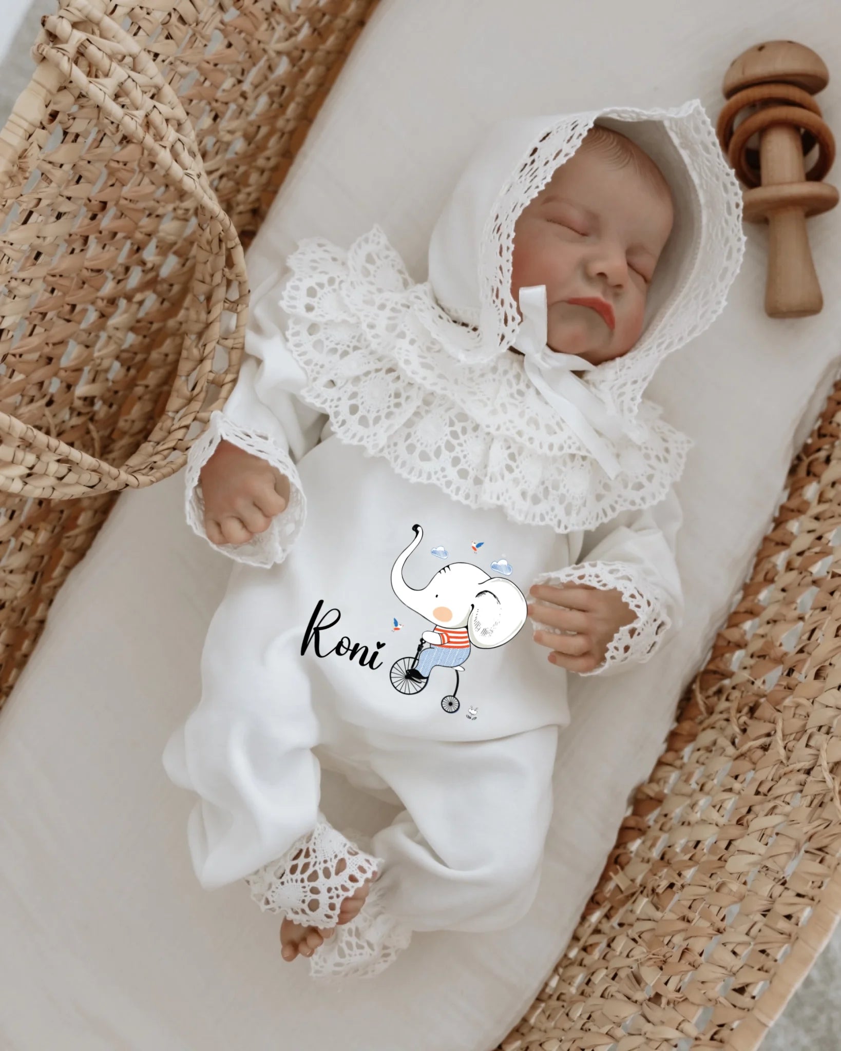 Bisiklet fil Tasarımları - 2'li Dantelli Set