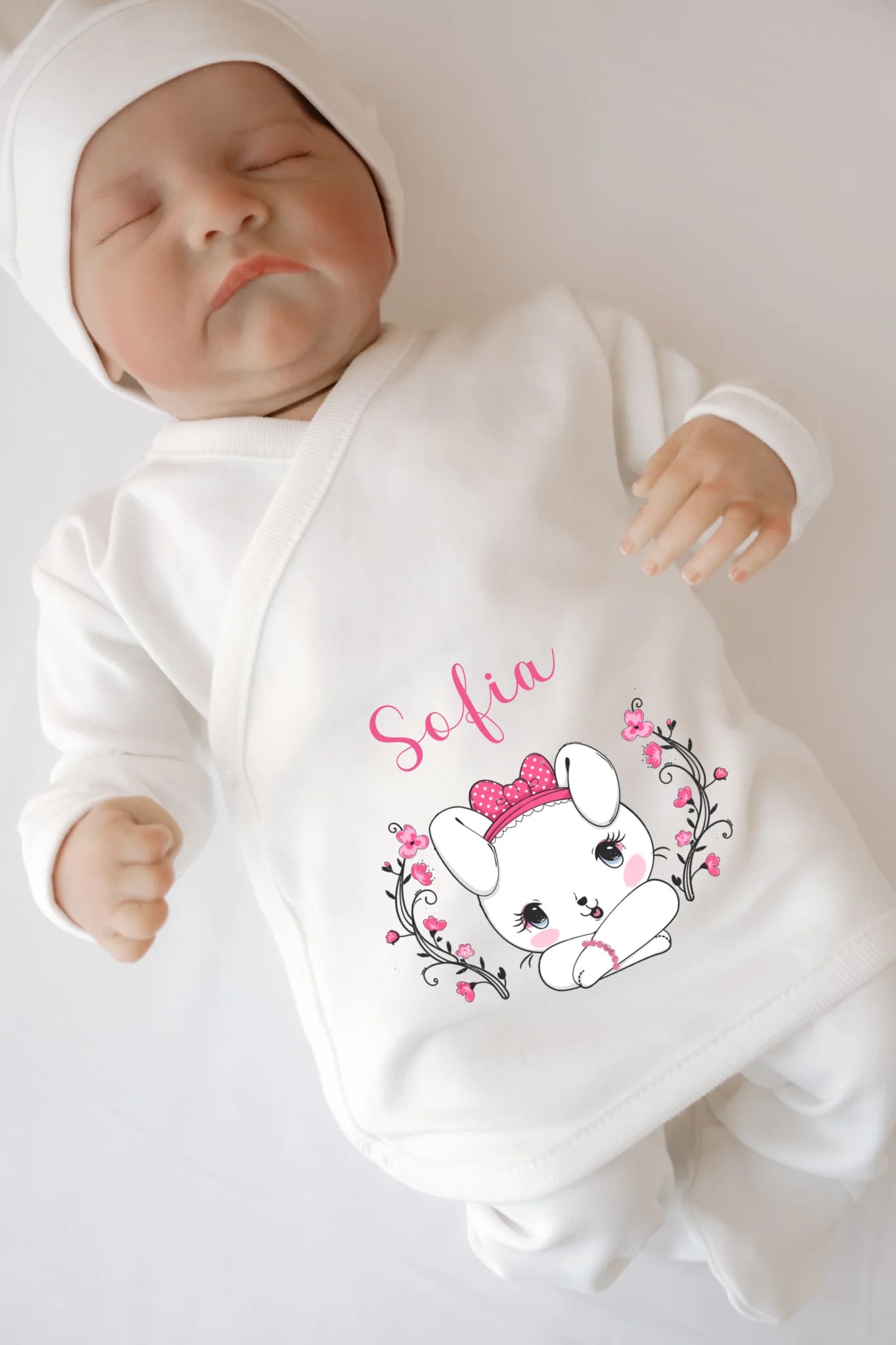 Hello Kitty Tasarımları - 5 Parça İsimli Hastane Çıkış Seti