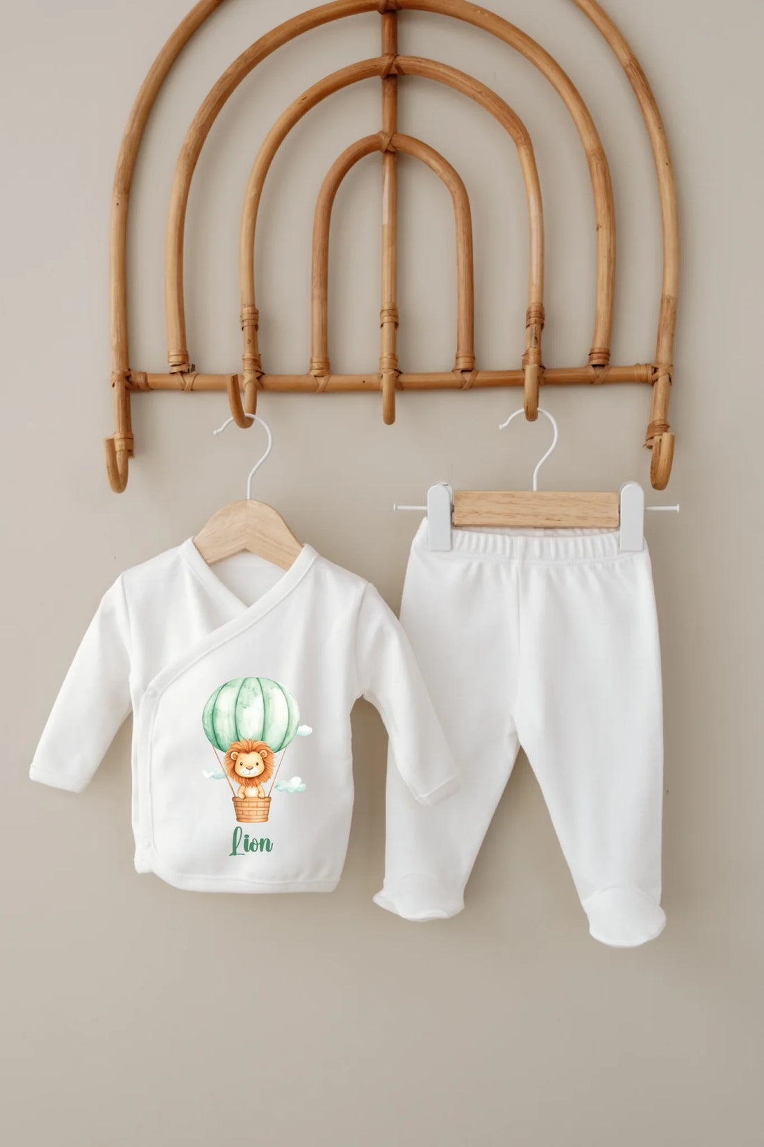 Uçan Aslan Tasarımları - 5 Parça İsimli Hastane Çıkış Seti