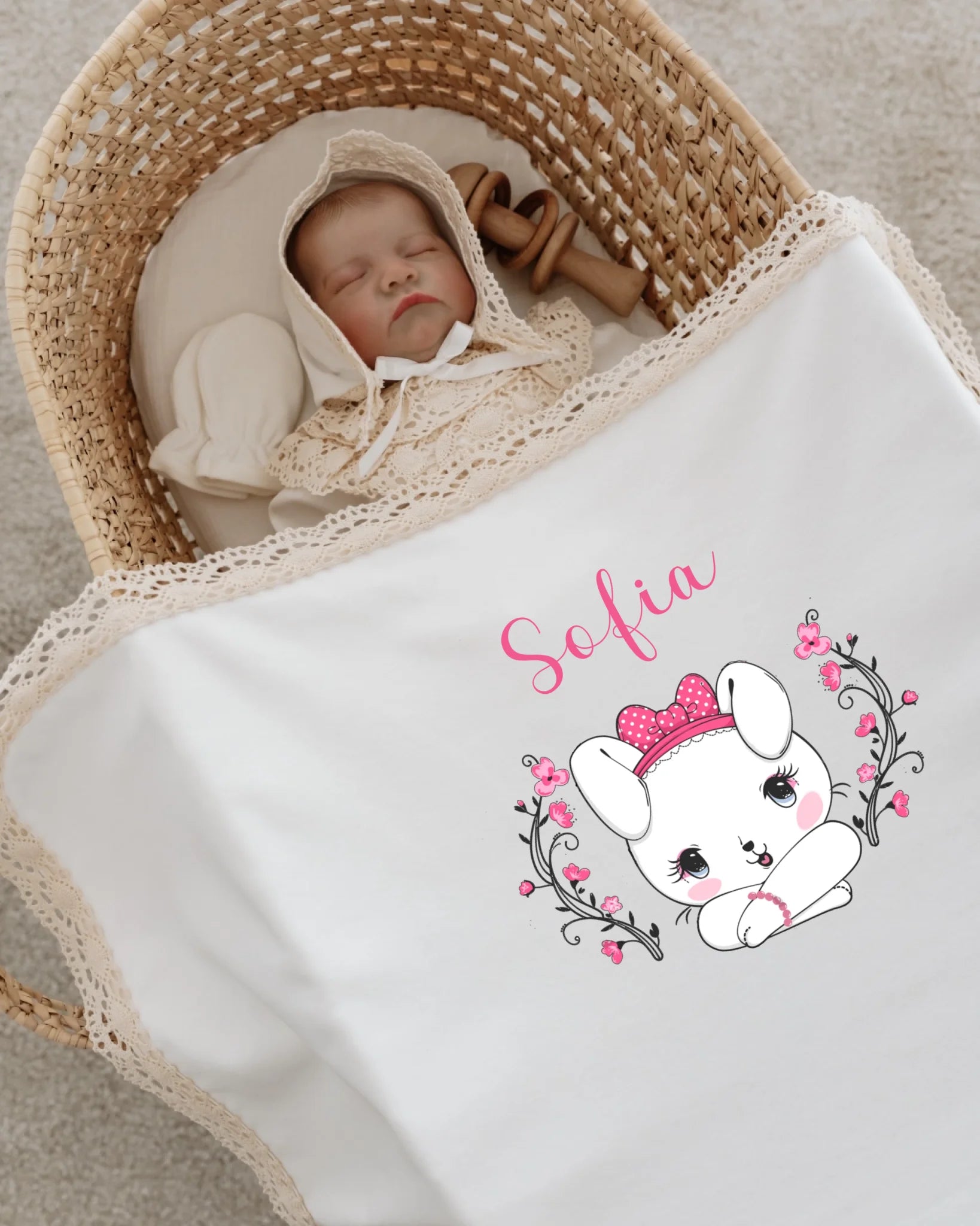 Hello Kitty Tasarımları - Dantelli Hastane Çıkış Seti