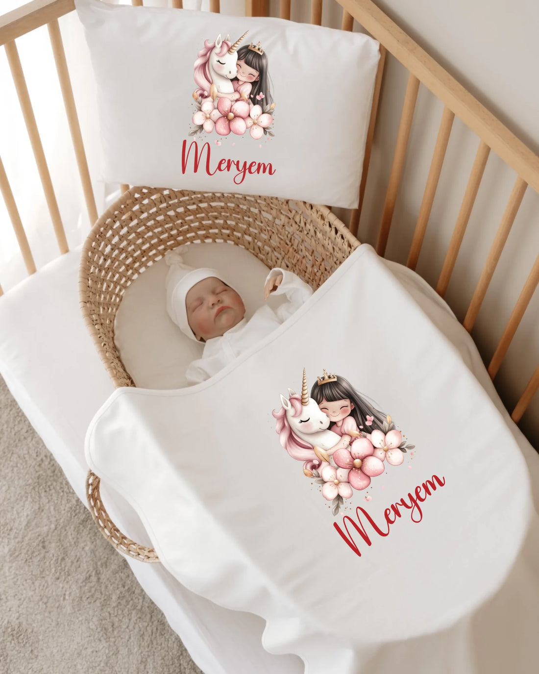 Unicorn Tasarımları - 6 Parça İsimli Hastane Çıkış Seti