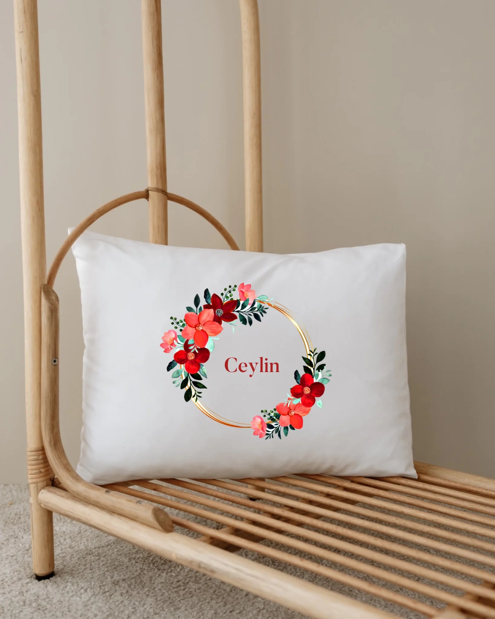 Çiçekli Çerçeveler - 6 Parça İsimli Hastane Çıkış Seti