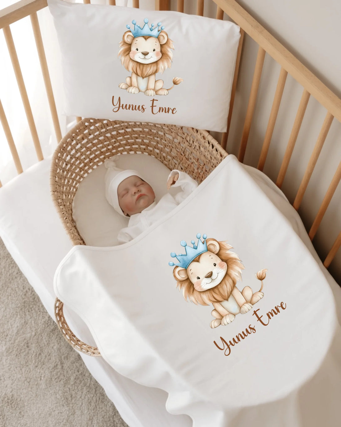 Aslan Tasarımları - 6 Parça İsimli Hastane Çıkış Seti