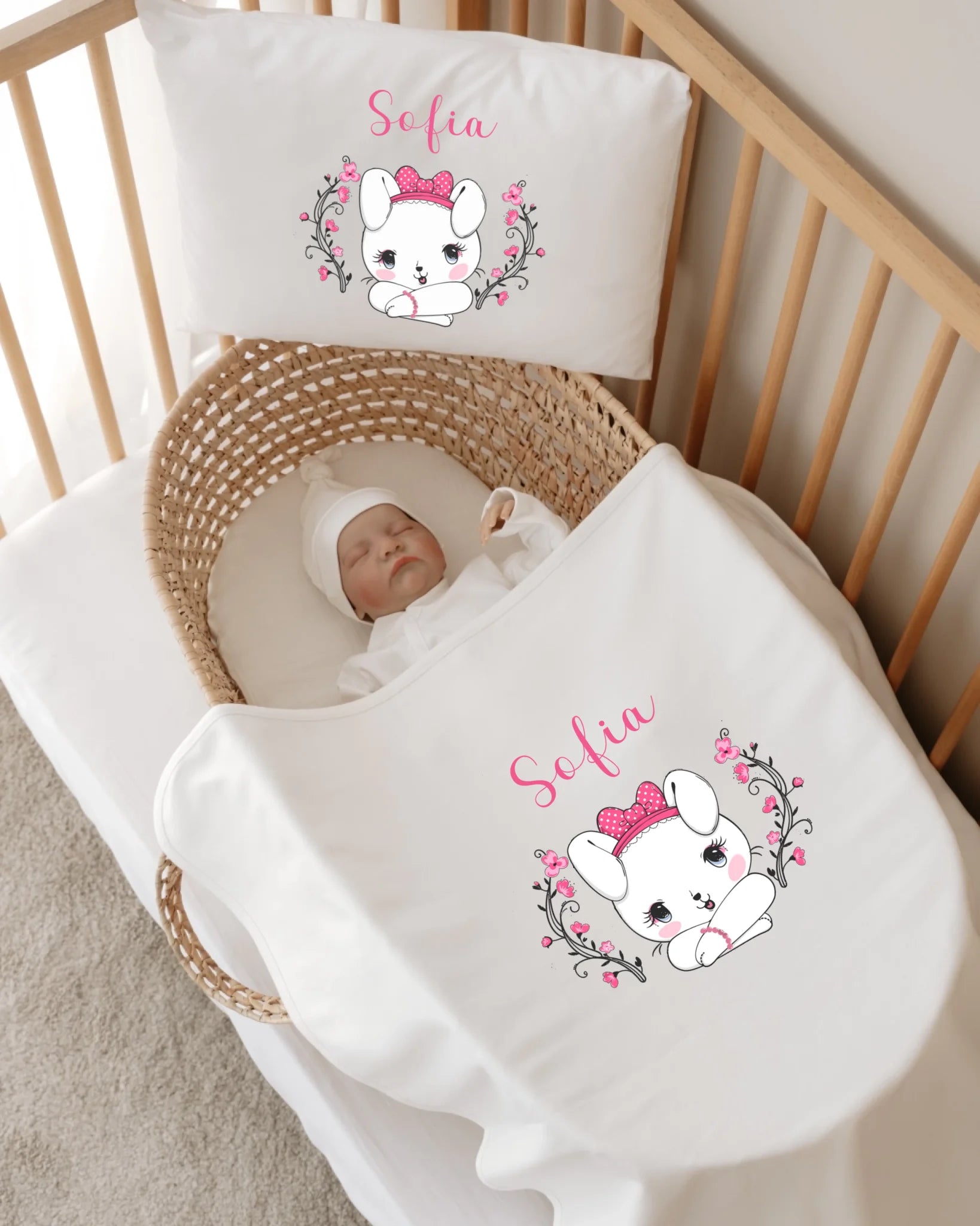Hello Kitty Tasarımları - 6 Parça İsimli Hastane Çıkış Seti
