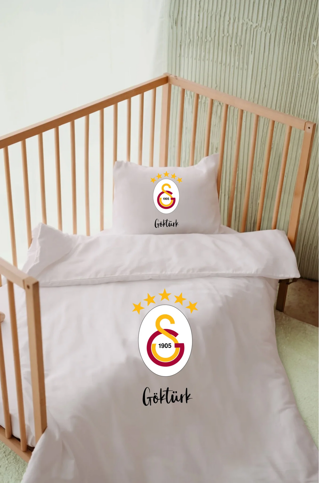 Futbol Takımları Tasarımları - İsimli Bebek Nevresim Takımı | Can Baby