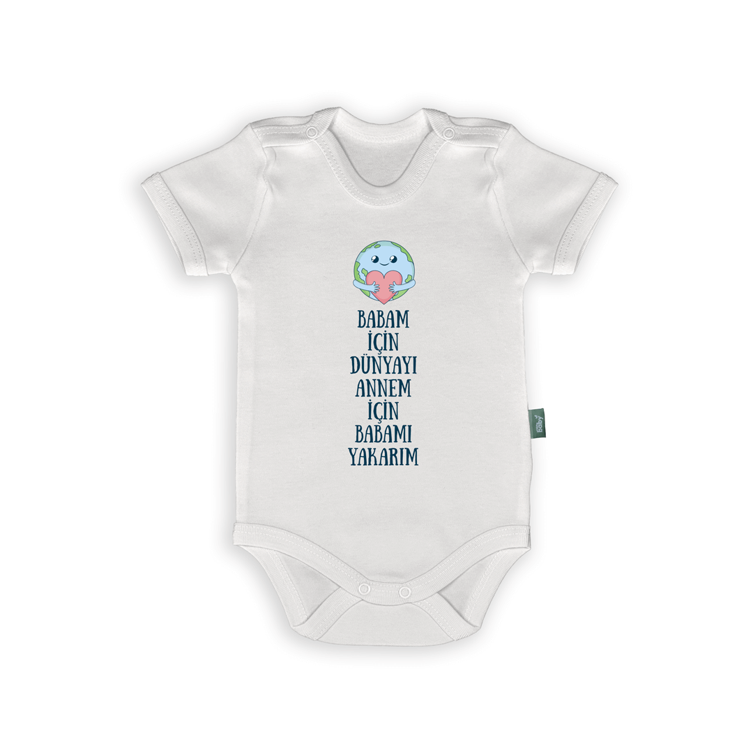 Anne ve Babaya Özel Bebek Body & Zıbın – Eğlenceli Baskılı Tasarım