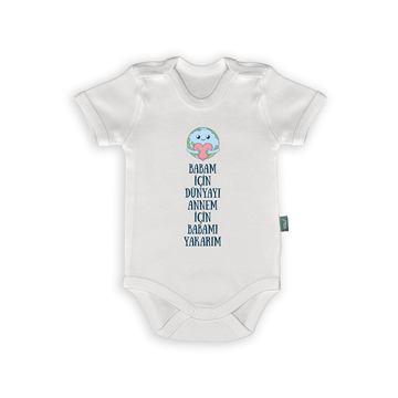 Anne ve Babaya Özel Bebek Body & Zıbın – Eğlenceli Baskılı Tasarım
