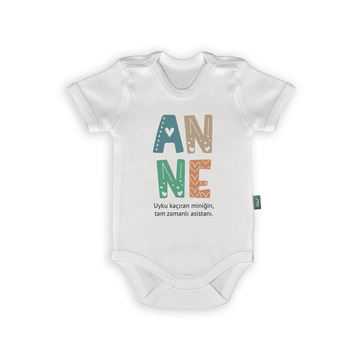 Anneye Özel Bebek Body & Zıbın – Eğlenceli Baskılı Tasarım
